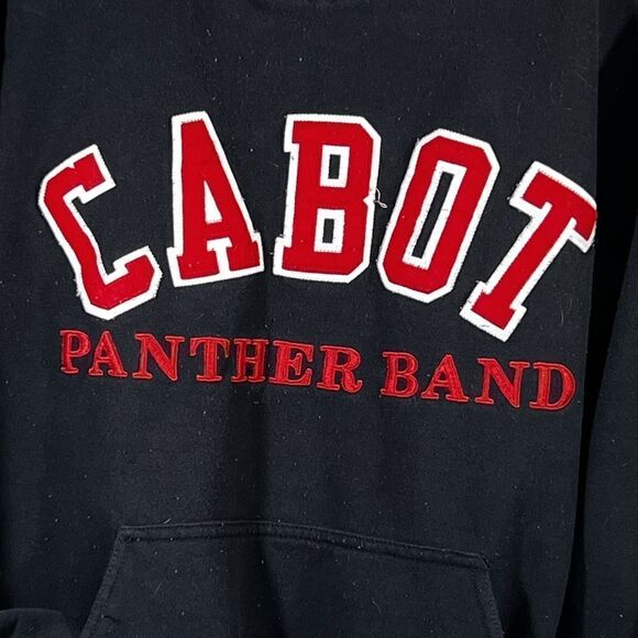 Cabot Panther Band pullover hoodie Long-sleeve heavy Size Adult Large - Picture 3 of 9